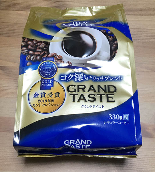 コーヒー情報KEYCOFFEE GRAND TASTE（キーコーヒーグランドテイスト） コク深いリッチブレンド  SohoFreak  -ソーホーフリーク-